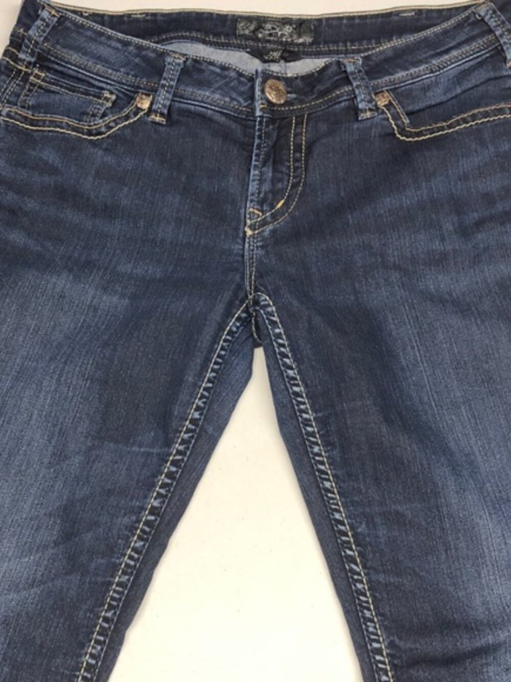 Silver Jeans Brand Dark Blue Women's Jeans - Classic Denim - Picture 8 of 16